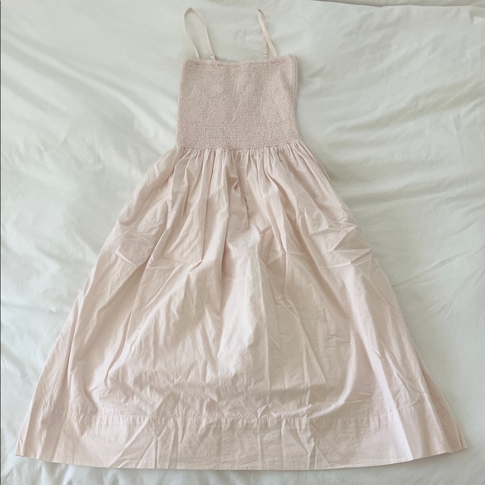 MATE the Label Smocked Organic Cotton Dress - Picture 2 of 4